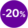 Cucarda 20% descuento