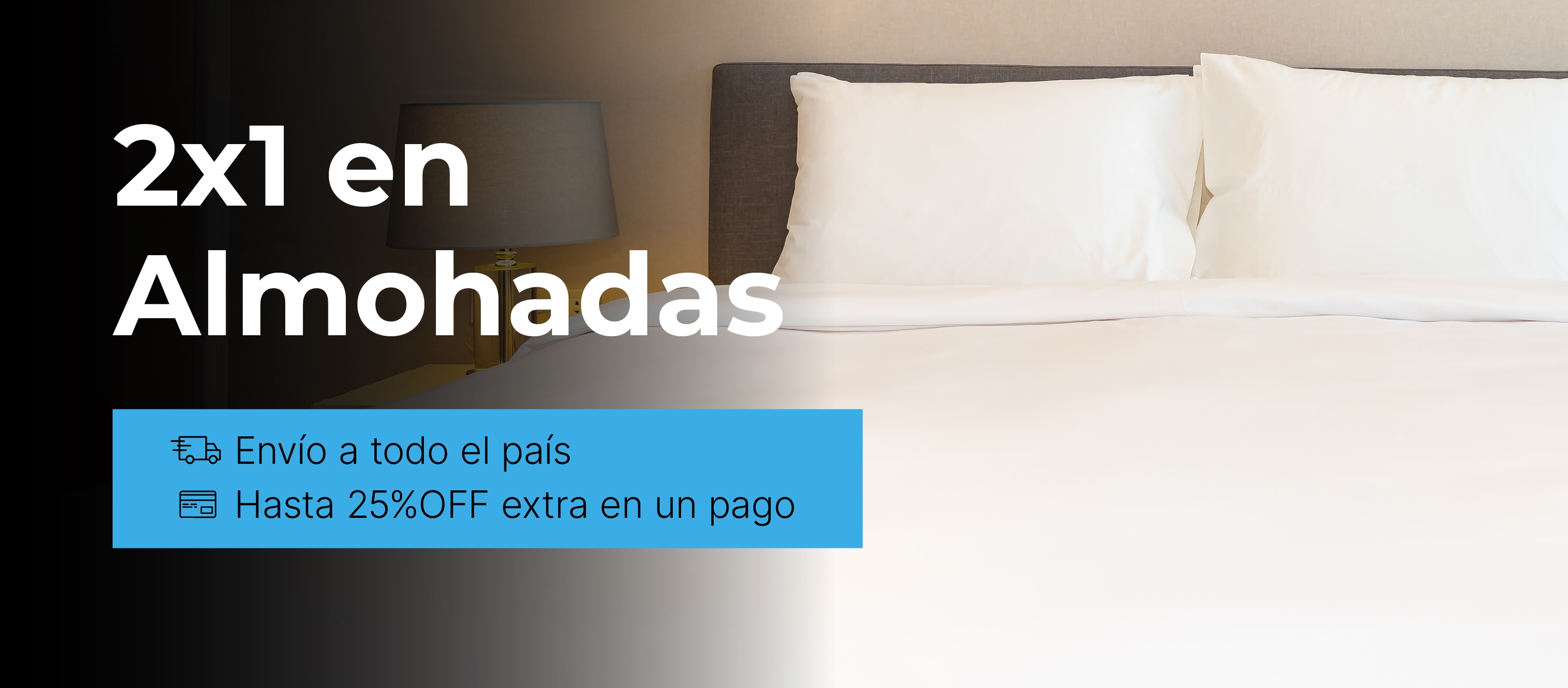 2x1 en Almohadas