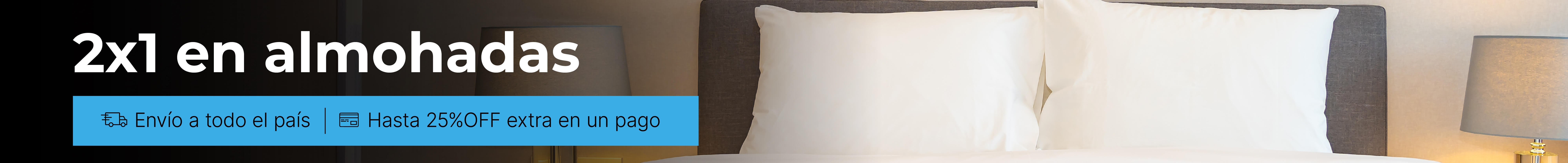 2x1 en Almohadas