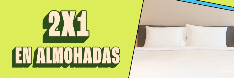 2x1 en Almohadas