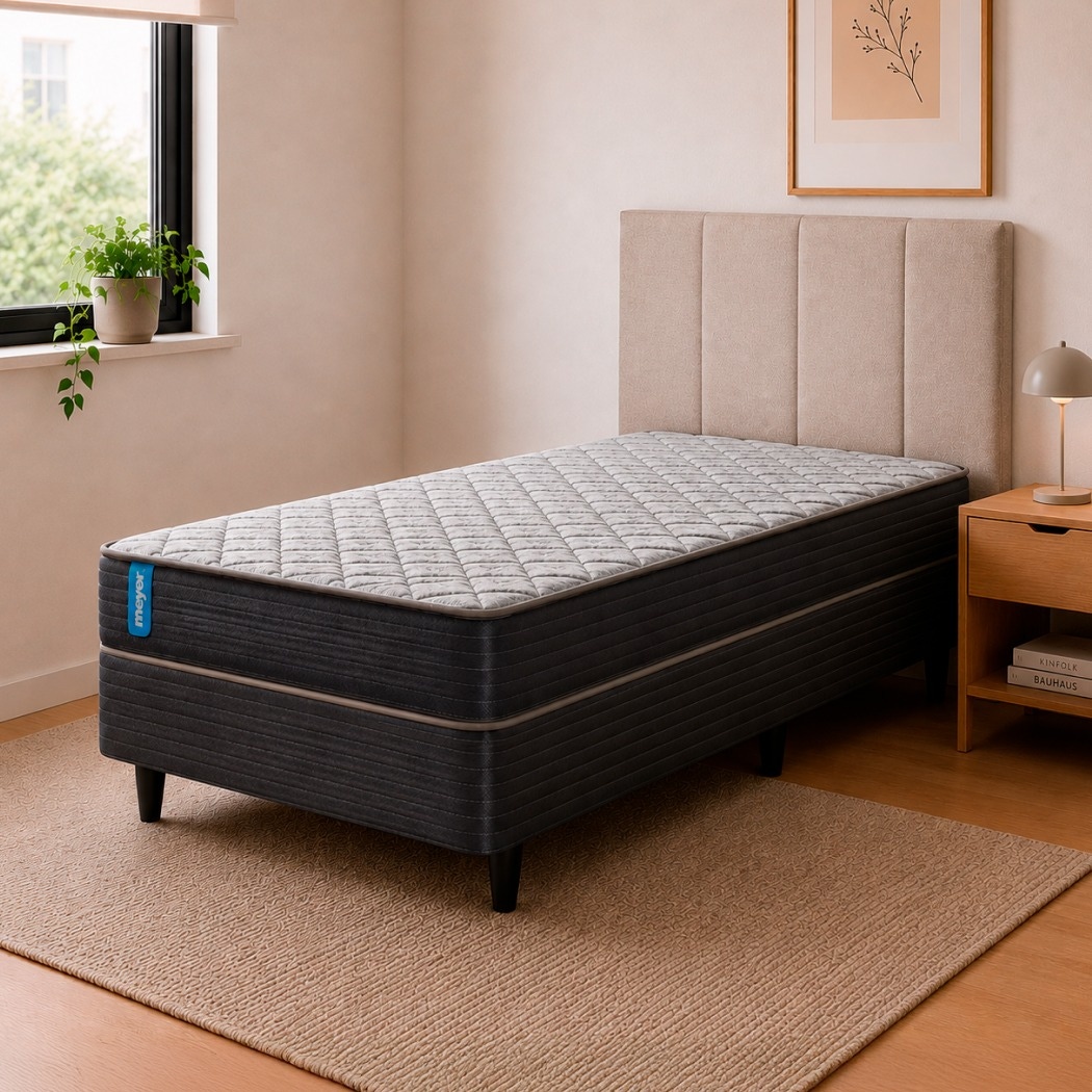 Sommier 1 Plaza y Media Espuma Meyer Dream (090x190)