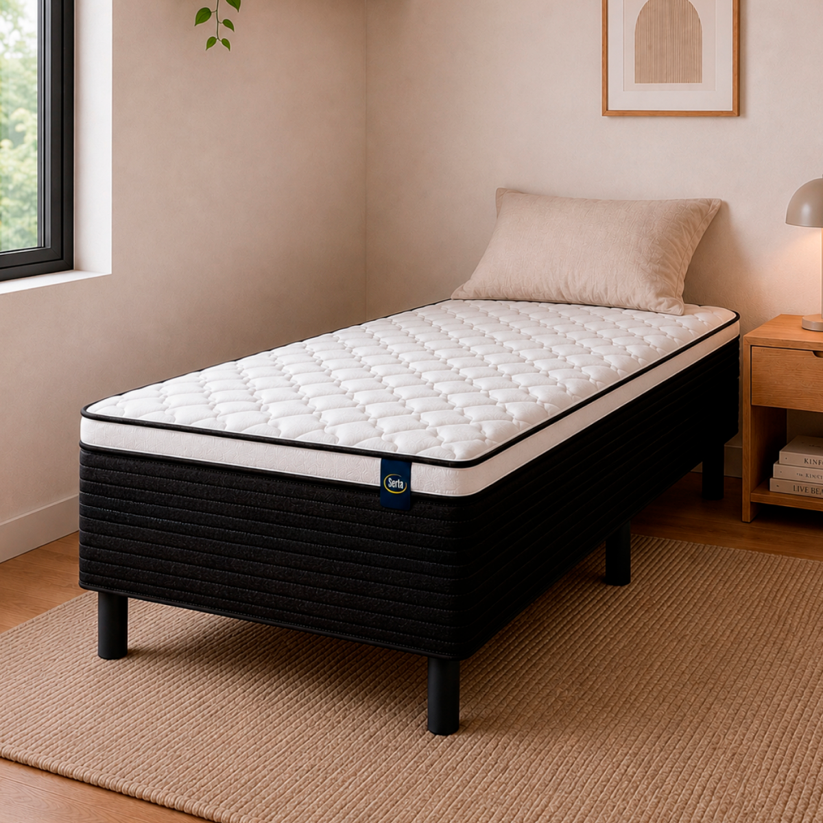 Sommier 1 Plaza Resorte Serta Detroit Euro (080x190)