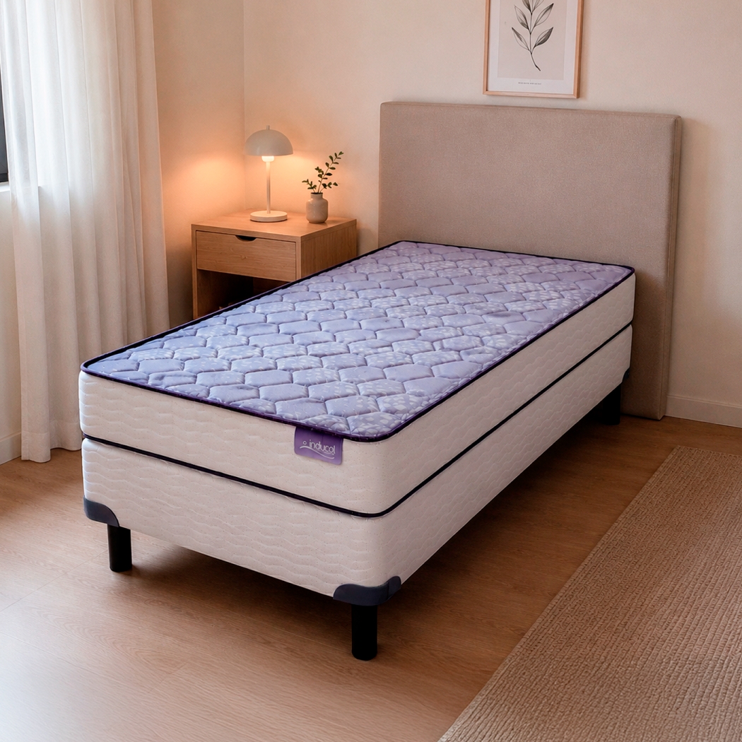 Sommier 1 Plaza y Media Espuma Inducol Palladium (090x190x20)