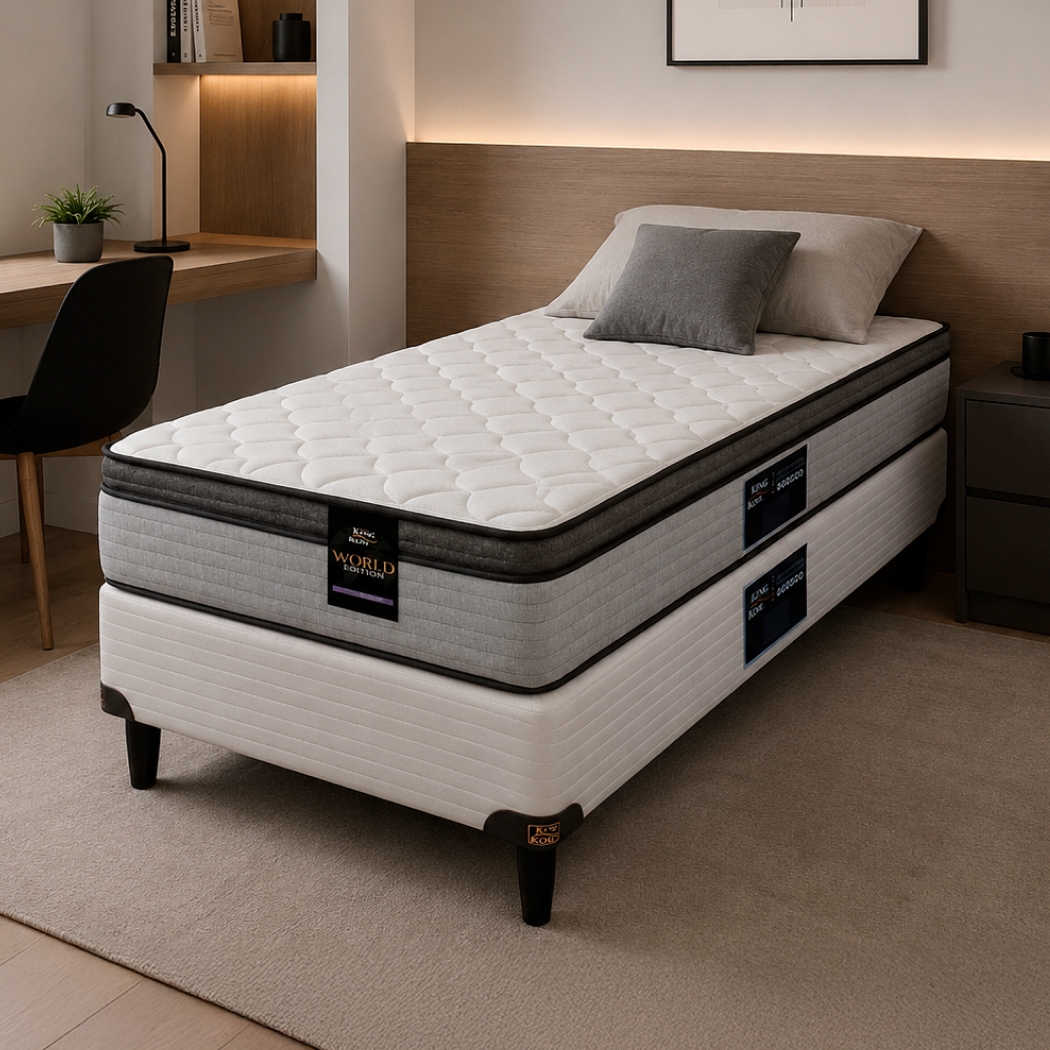 Sommier 1 Plaza Resorte Pocket King Koil Eternity Euro (080x190)