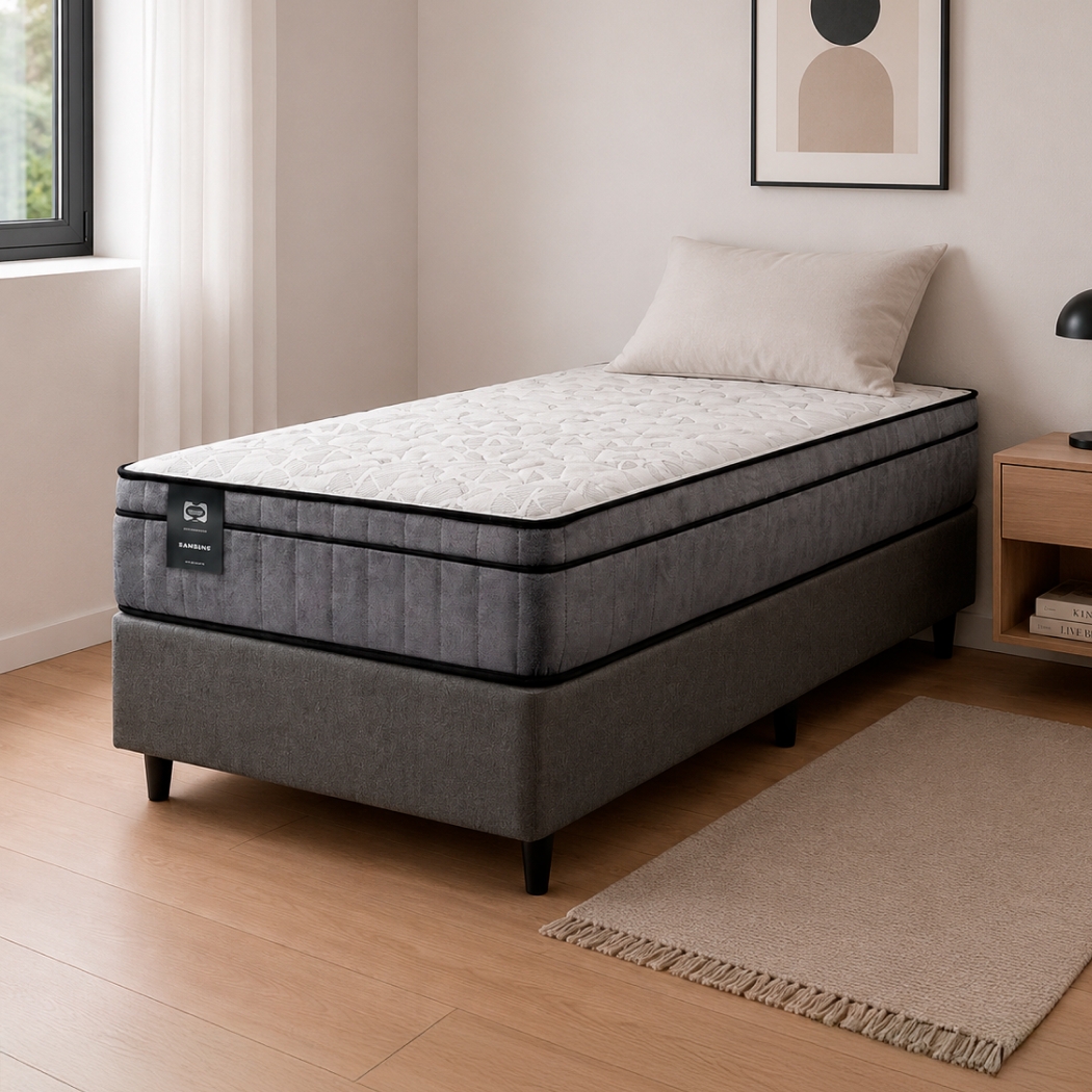 Sommier 1 Plaza Resorte Pocket Sealy Rainbow (080x190)