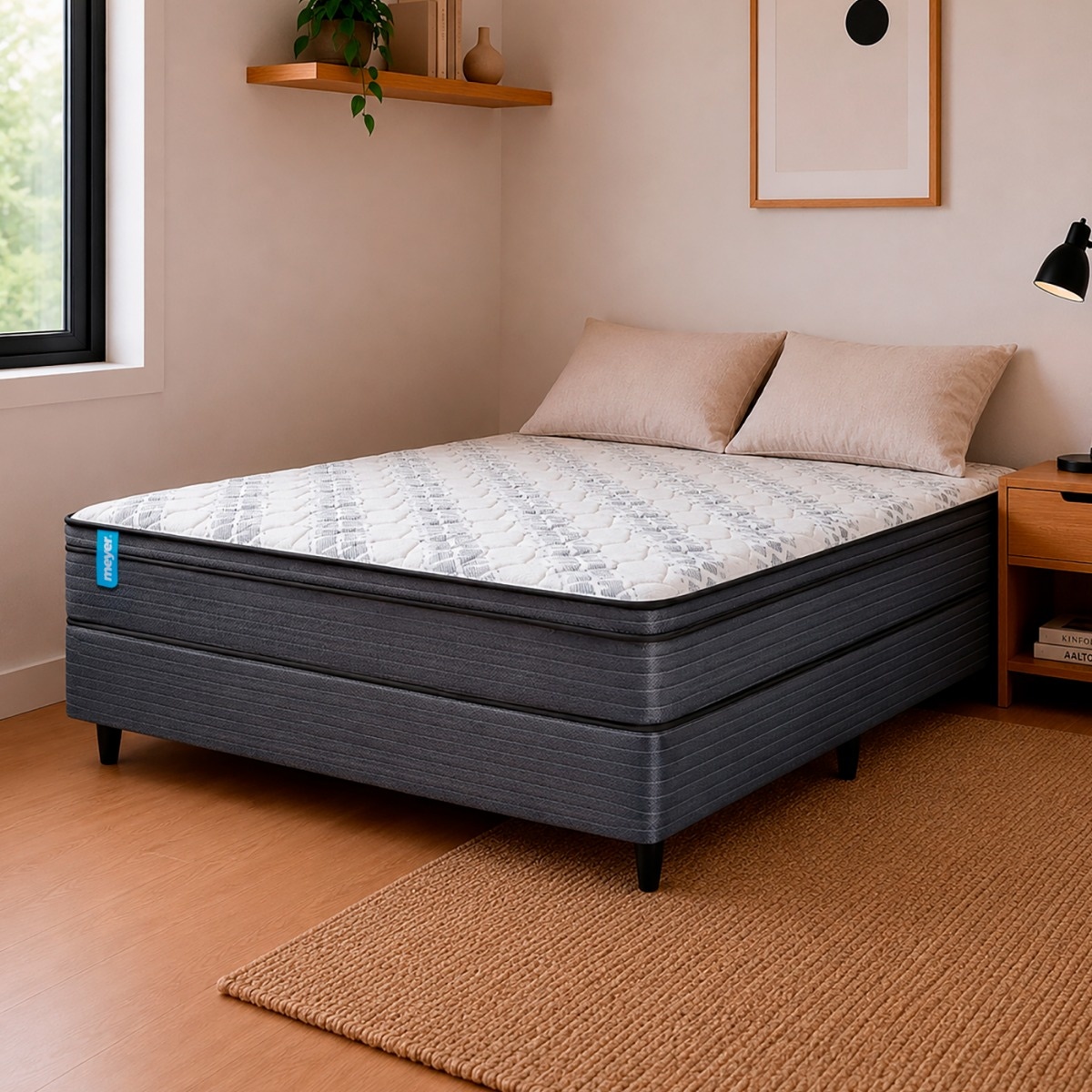 Sommier 2 Plazas Resorte Meyer Pocket (150x190)