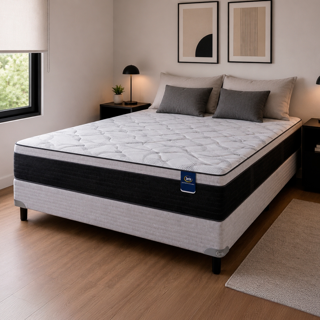 Sommier 2 Plazas Resorte Pocket Serta Chicago (150x190)