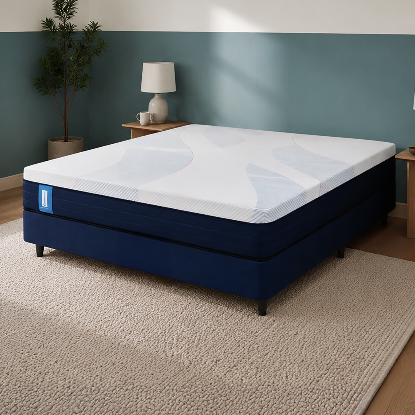 Sommier  2 Plazas Espuma Sealy Posturepedic Pro Foam (130x190)