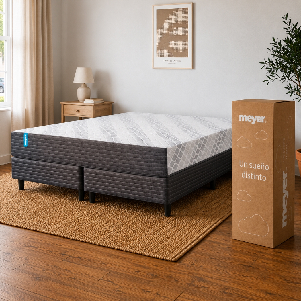 Sommier y Colchón en Caja King Espuma Meyer Dream Compact (180x200)