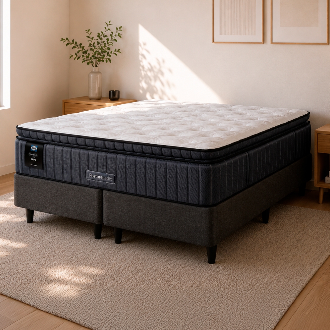 Sommier de Regalo + Colchón 2 Plazas y Media Resorte Pocket Sealy Jade (160x200)