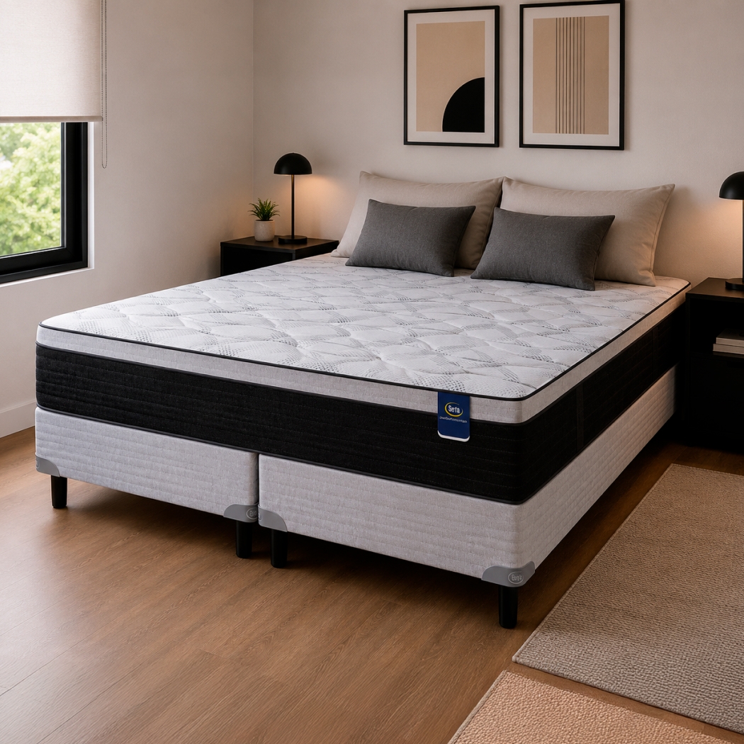 Sommier King Resorte Pocket Serta Chicago (180x200)