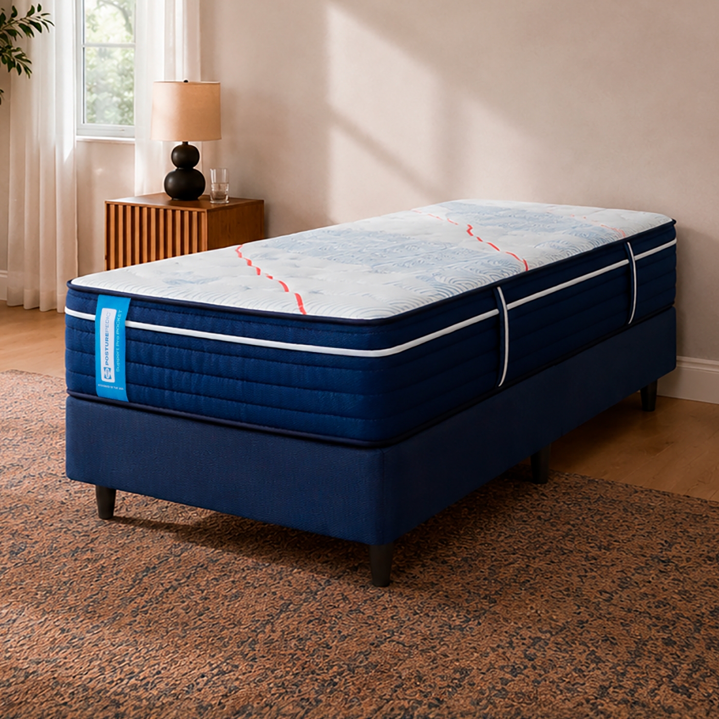 Sommier 1 Plaza Resorte Sealy Posturepedic Pro Pocket (080x190)