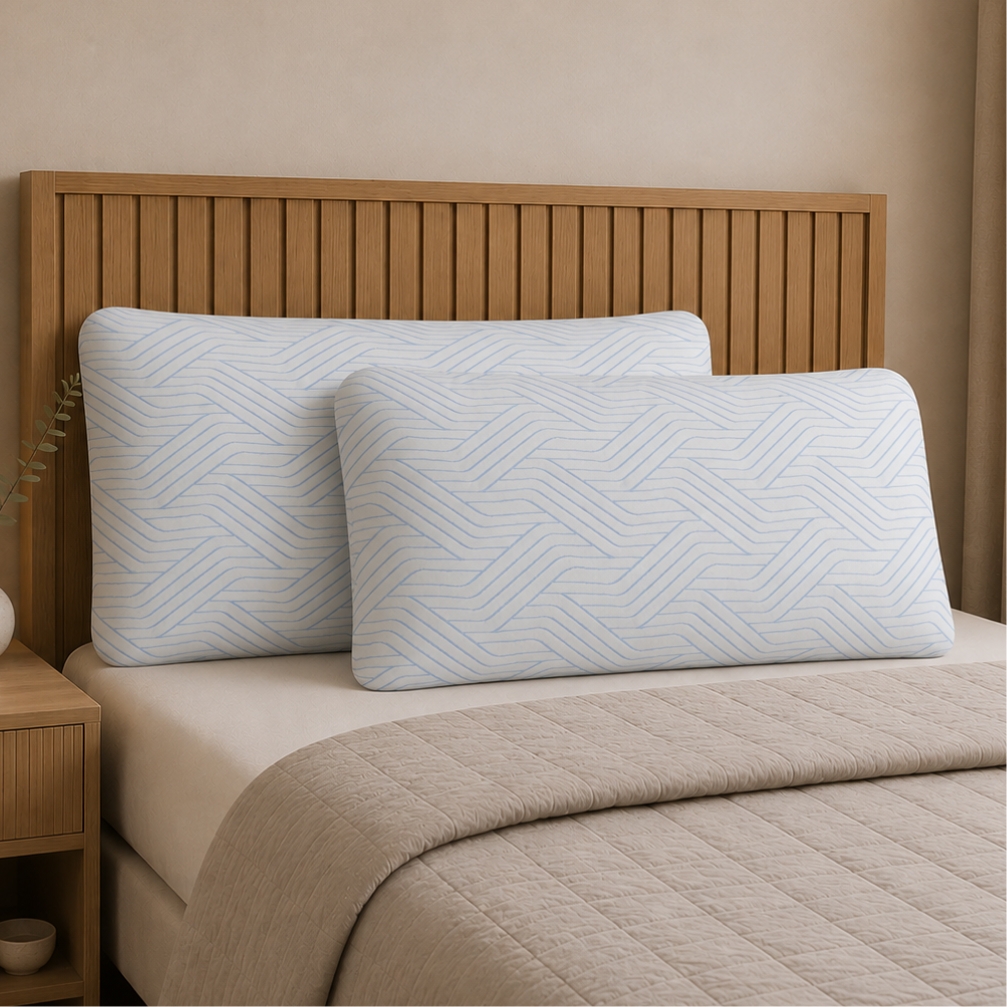 Promo 2x1 Almohada Cool Memory King