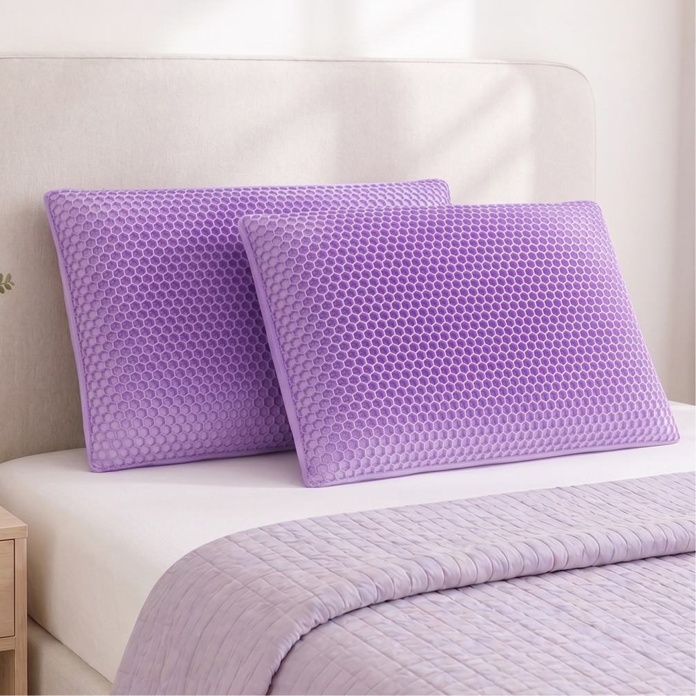 Promo 2x1 Almohada Memory Grid Gel King