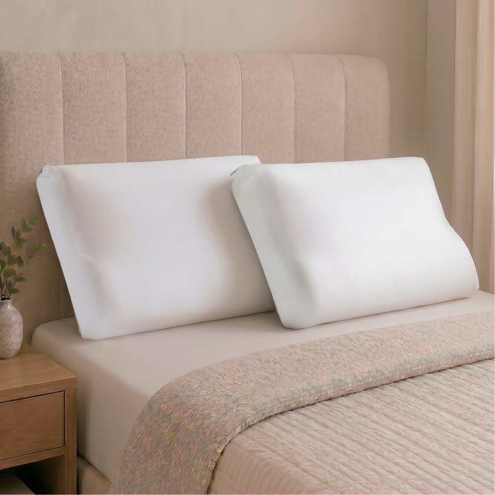 Promo 2x1 Almohadas Zlow Visco Basic Cervical 