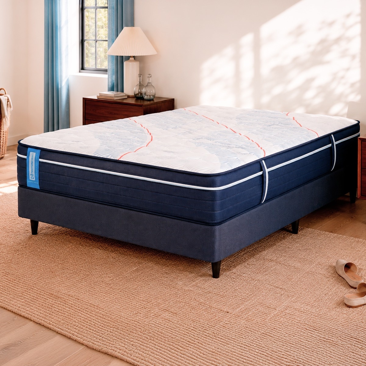 Sommier  2 Plazas Resorte Sealy Posturepedic Pro Pocket (150x190)