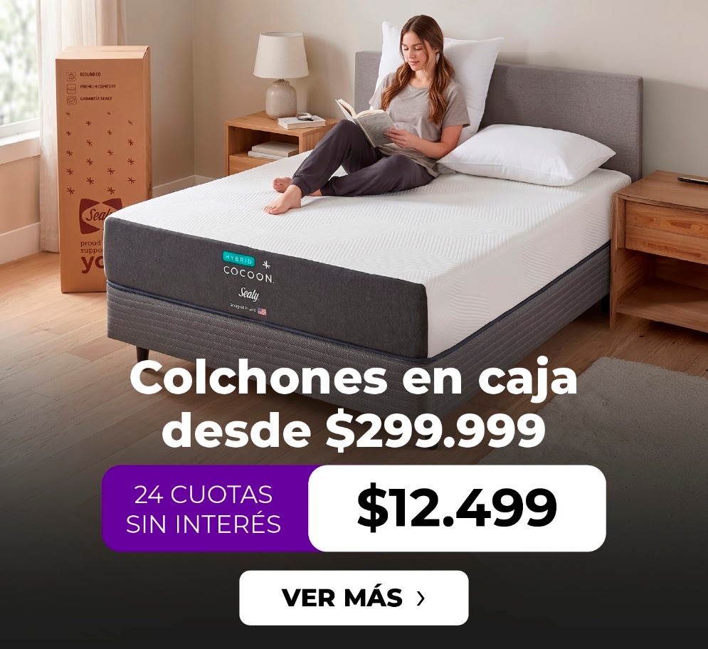 Colchones y Sommiers hasta 50% de descuento