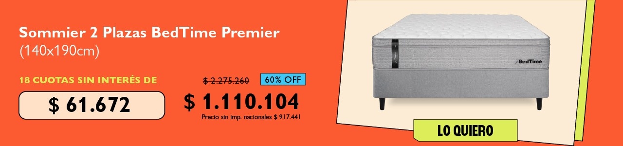 Sommier 2 Plazas BedTime Premier