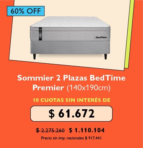 Sommier 2 Plazas BedTime Premier