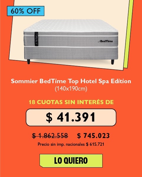 Sommier 2 Plazas BedTime Premier
