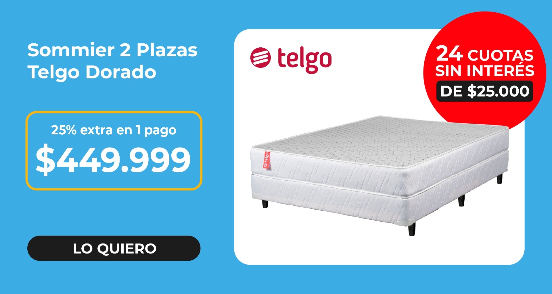 Colchon en caja 2 plazas espuma meyer dream compact