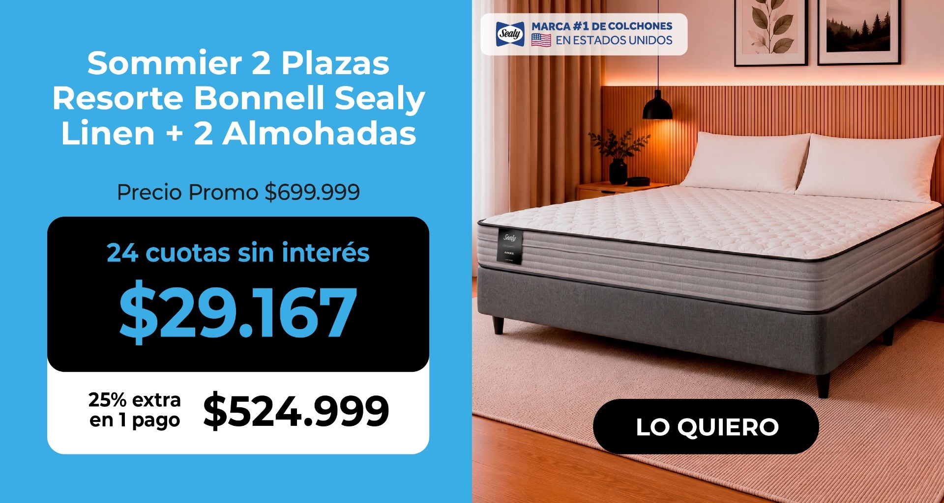 Colchon en caja 2 plazas espuma meyer dream compact