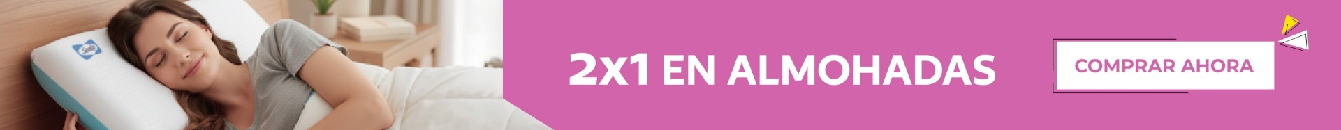 2x1 en almohadas