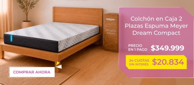 Colchon en caja 2 plazas espuma meyer dream compact