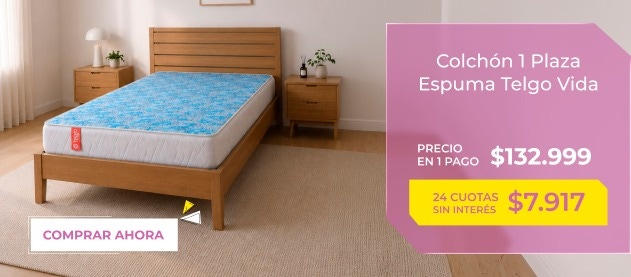 Colchón 1 Plaza Telgo Maitri